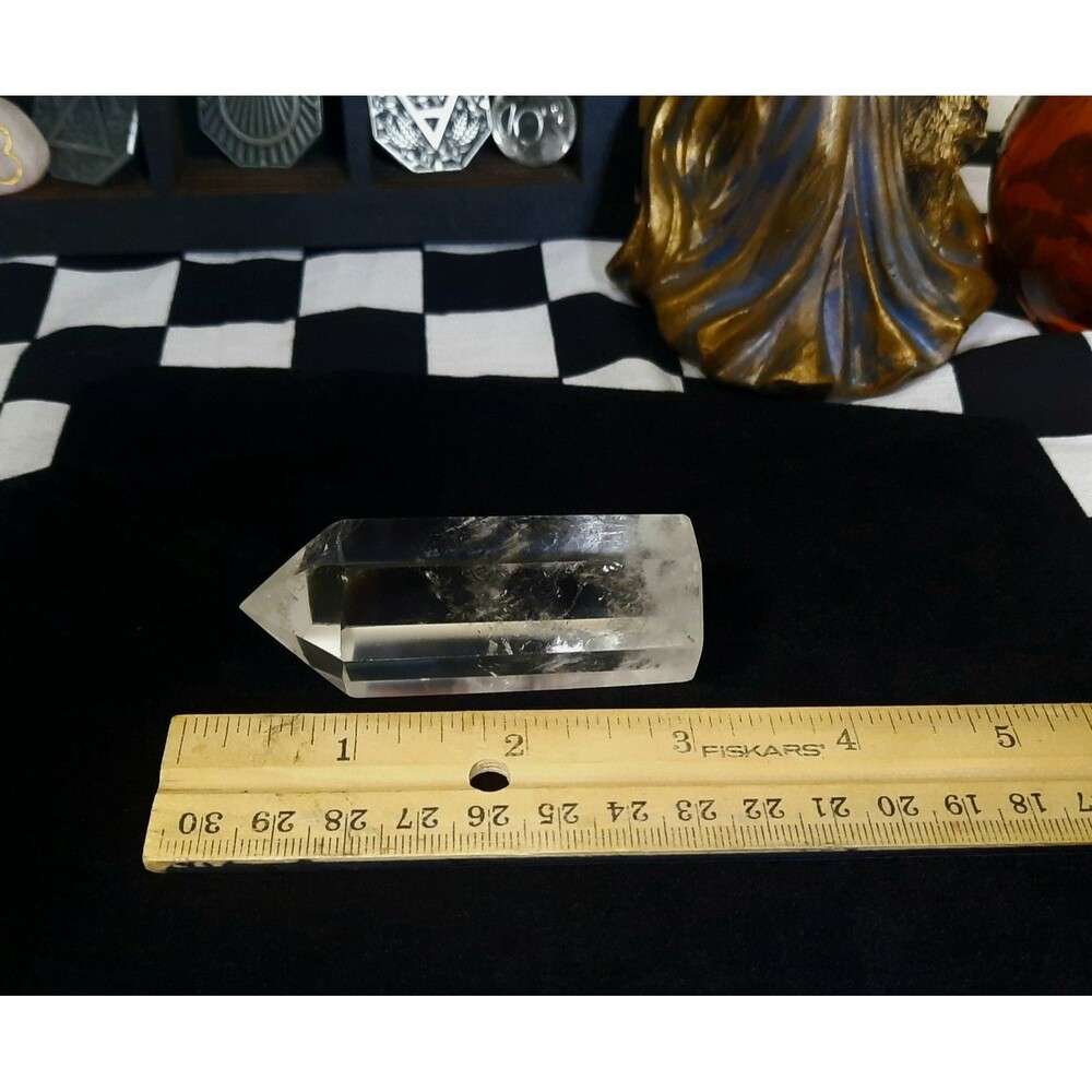 Clear Quartz Crystal Point - Picture 9 of 9